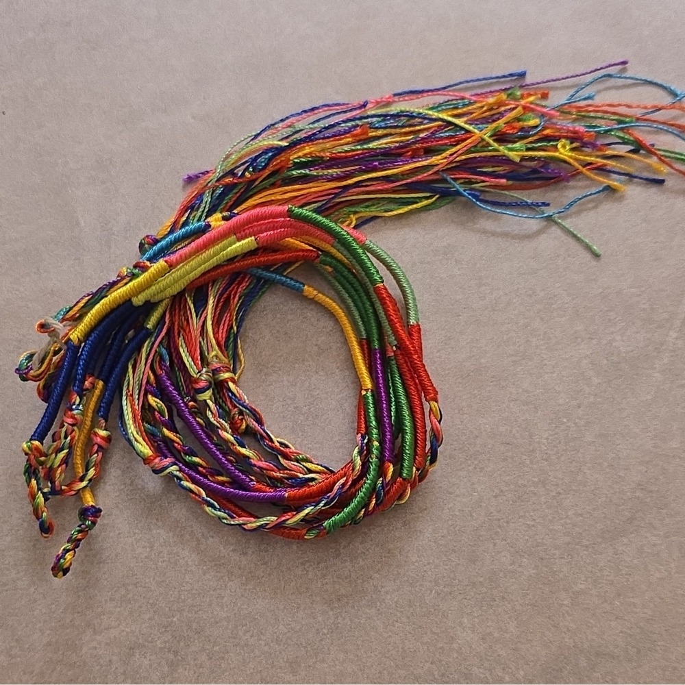 10 PCS‎  Friendship Wrap Bracelets, unisex, Hand Braided, Y2K, Retro, Boho